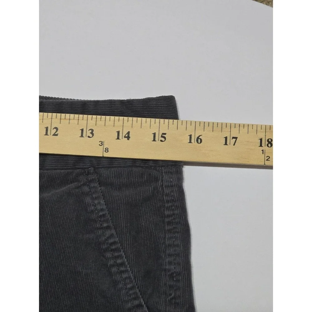 Old Navy Gray Corduroy Mini Skirt Women's Size 6